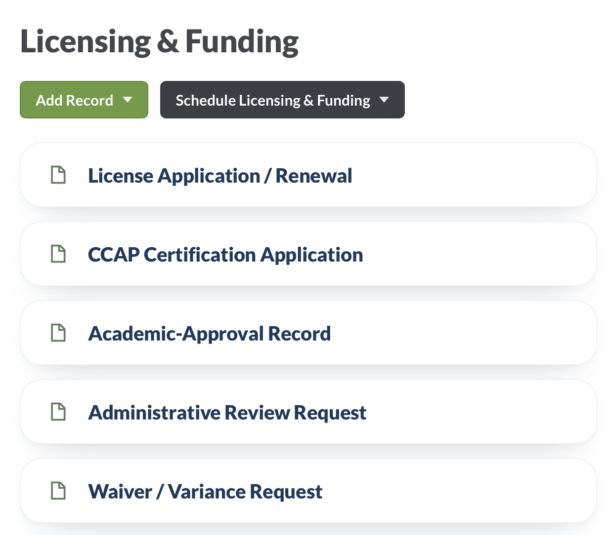 Funding